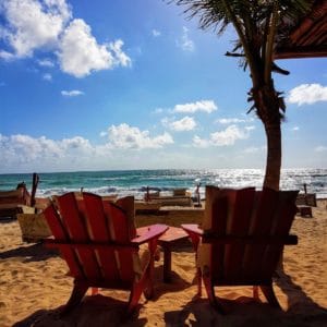 La Zebra Hotel Tulum Beach Chairs